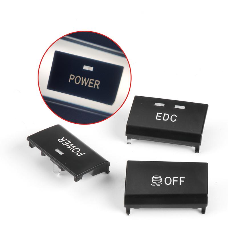 Car Console Electronic Suspension Control Switch  EDC/DSC/Power Switch Button Cover For BMW E92 E93 M3 05-12 61317841136