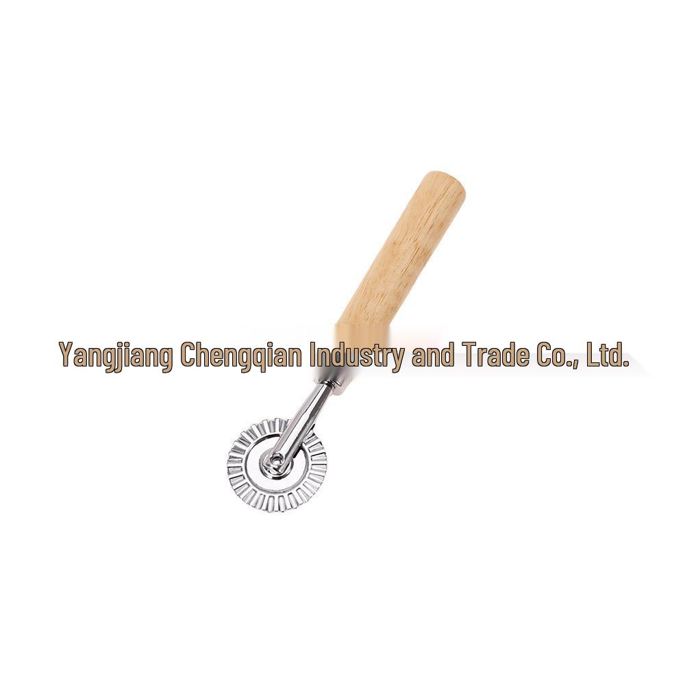 

Форма для вирізання тіста та випічки: Ручка з дуба, Колесо з нержавіючої сталі, Різак для піци та Форма для печива Picture Color