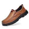 2026 Spring Autumn Business Casual Shoes for Men Solid Color Fashion Leather Shoes Male New Designer Soft Sole Driving Shoe Man