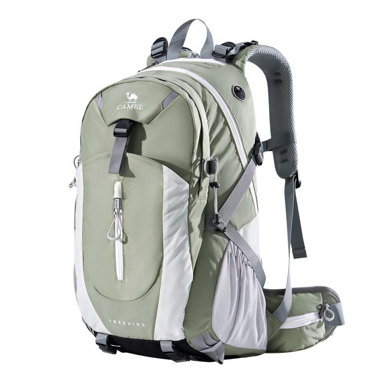 CAMEL Outdoor Professional Hiking Backpack, Large Capacity Travel Tourism Backpack, for Hiking And Climbing, Light Green