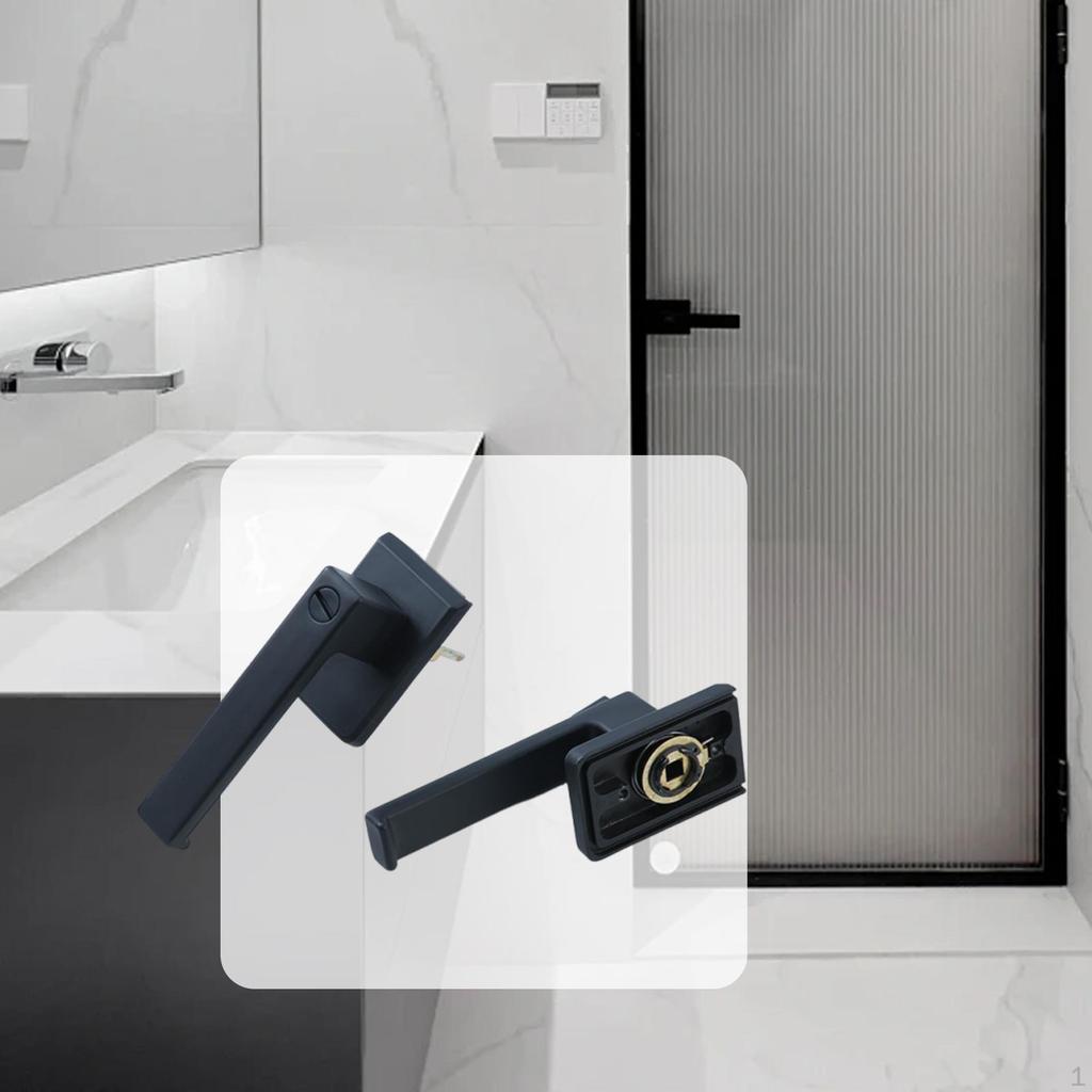 Bathroom Door Handle Easy Installation Professional Modern for Glass Hardware Garden Gate