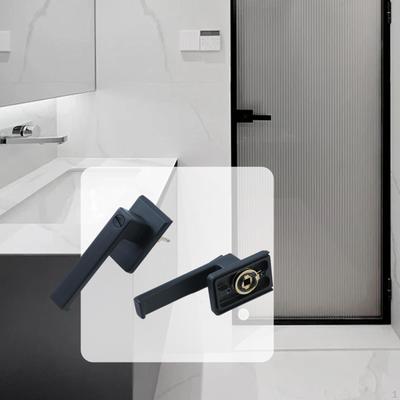 Dveřní klika do koupelny Snadná instalace Profesionální Moderní pro skleněné kování Zahradní branka