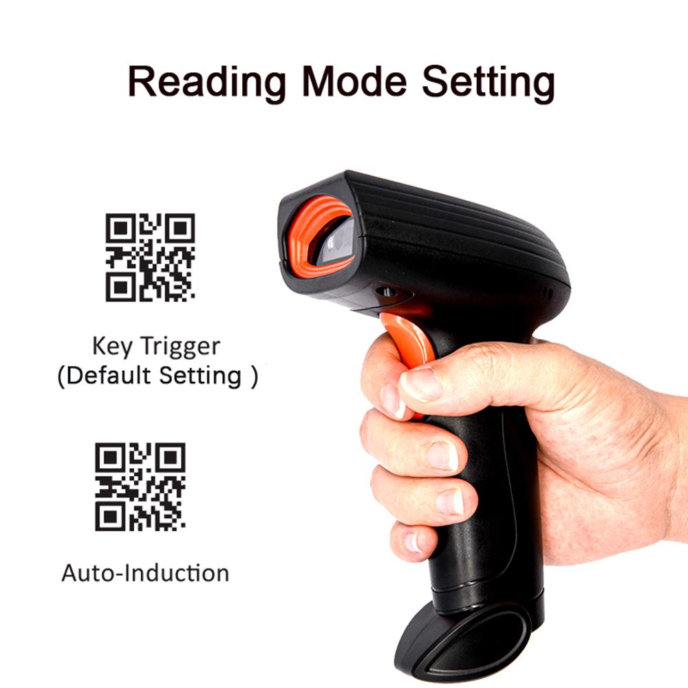 Σαρωτής Barcode Χειρός Ενσύρματος ή Ασύρματος ή Bluetooth Αναγνώστης Bar 1D 2D Σαρωτής κωδικού qr κωδικού Datamatrix Σαρωτής PDF417