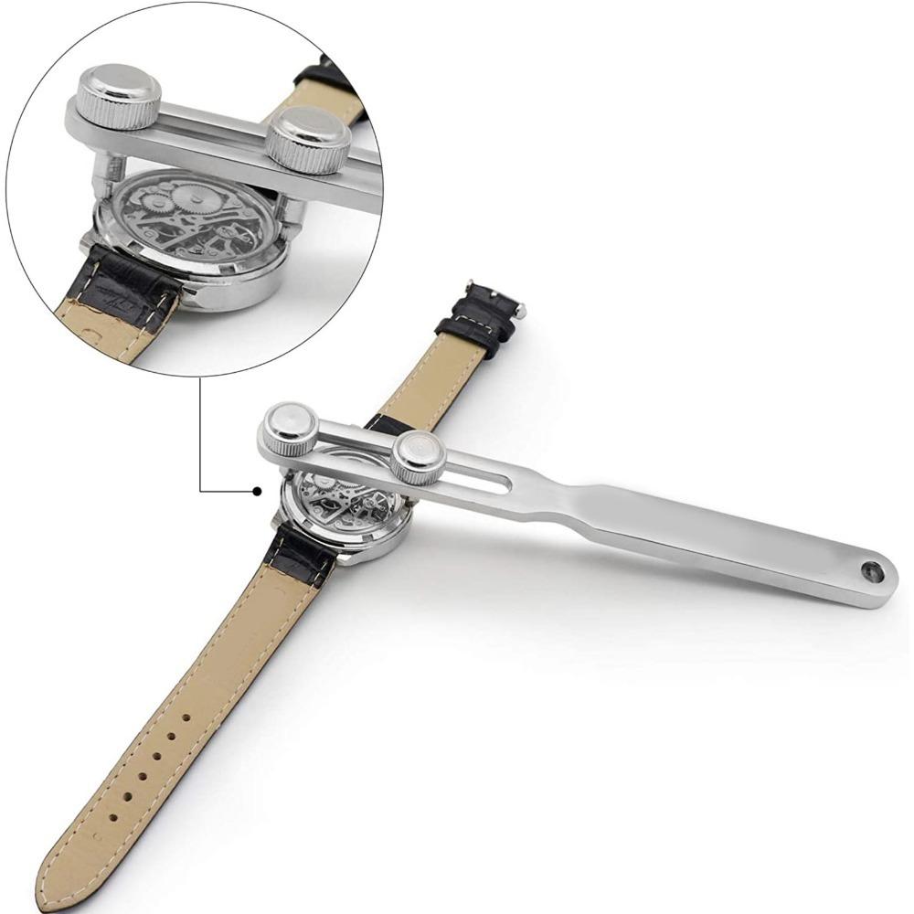 Round Beak Watch Case Opener Adjustable 2 Claws Watch Wrench Watch Back Cover Opener Maintenance