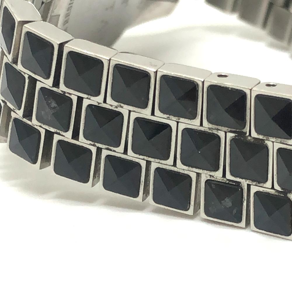 Dior CD113119 Crystal Diamond Bezel 16P Quartz Date Watch Round Face Wristwatch