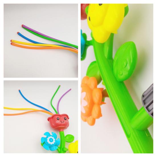 Kids Splash Flower Sprinkler Toy 360 Degree Water Game Rotating