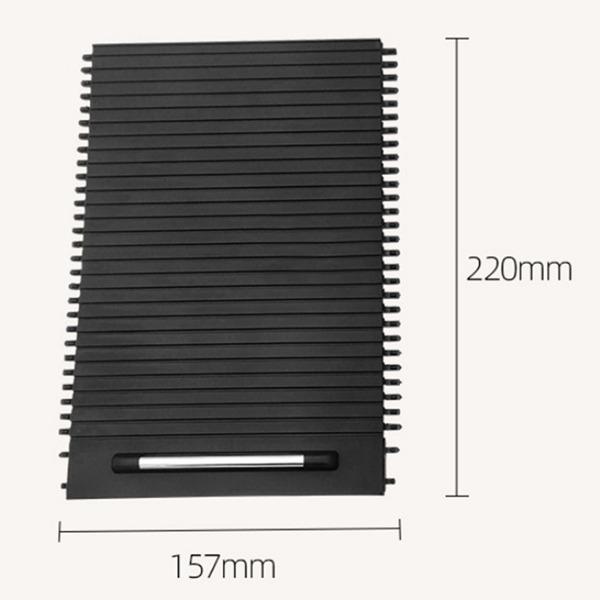 Beiger ABS-Schiebe-Rollladen-Becherhalter für die Mittelkonsole eines Great Wall Autos