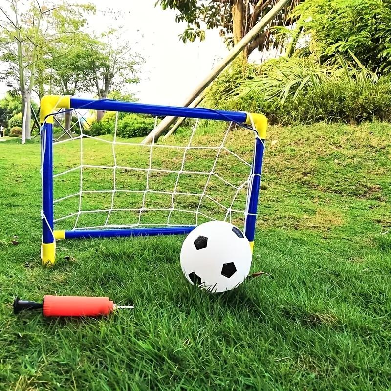 Venkovní hračkový míčový fotbal, dětské sporty Snadno demontovatelná sada fotbalových branek s přenosnou odnímatelnou brankou - vhodná pro hraní uvnitř i venku