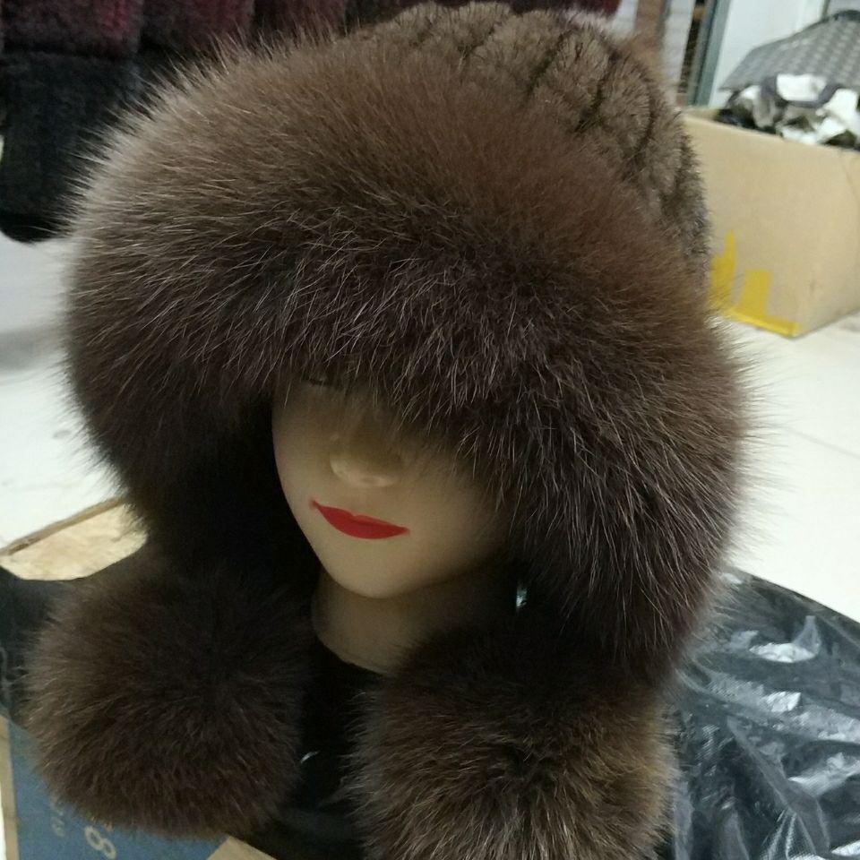 High-end Women's Hats New Warm Thickened Caps