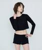 Debiweeo New Wave Holic Crop Long Sleeve Tee Devi-T0047-Black