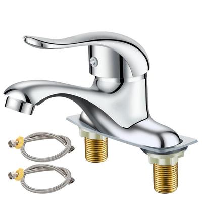 Brass Single-Handle Basin Mixer Faucet