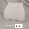 NAPPA Leather Headrest Car Neck Pillow Soft Seat Lumbar Support Waist Pillow For Mercedes Benz AMG A C E S Class W207 W211 W212