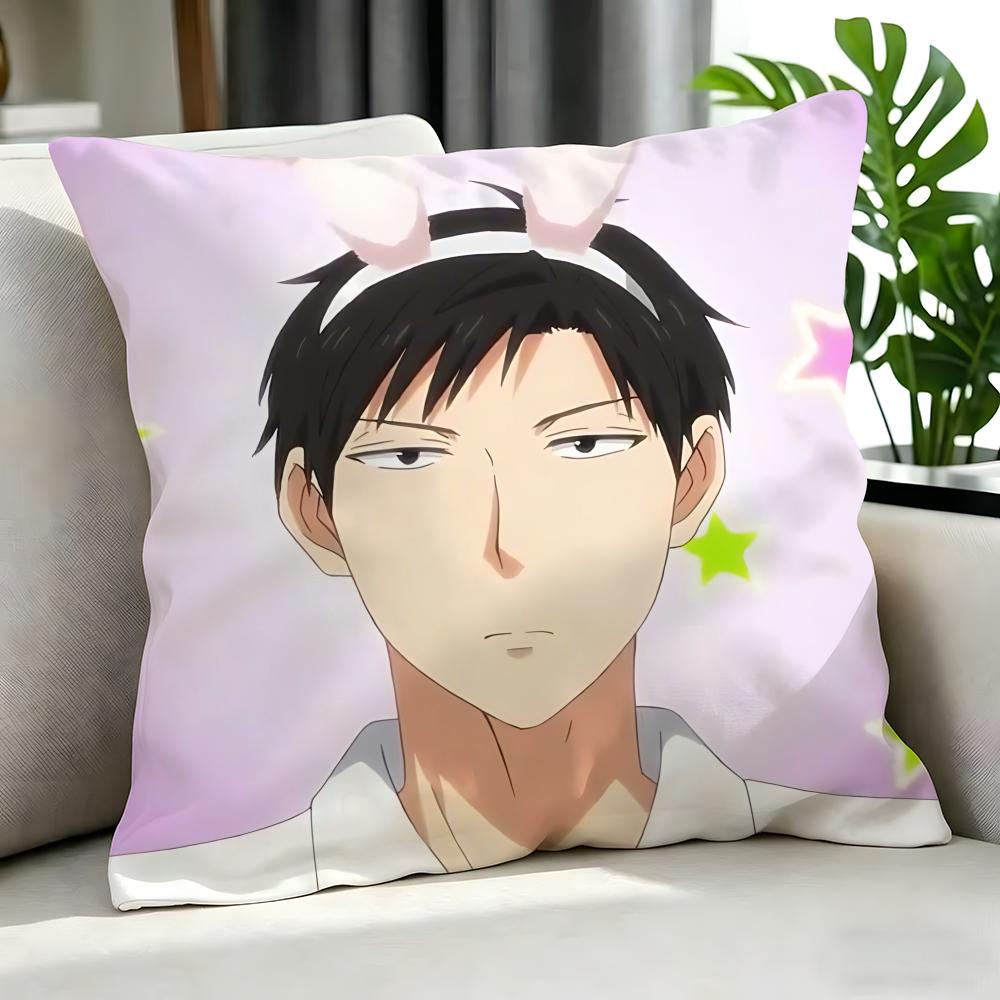 anime Monthly Girls Nozakikun Cushion Cover Cushion Cover Set Pcs x x x Pillowcase Decorative Sofa Home Decor