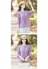 Summer New Stylish Seven-Sleeve Chinese Style Shirt for Middle-Aged Women