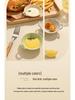 Double-Eared Ceramic Dipping Dish for Sauces and Snacks