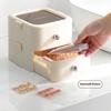 1/2/3Layer Drawer Type Press On Nail Storage Box Large Capacity Nail Storage Organizer Desktop Storage Box Cosmetic Storage Case