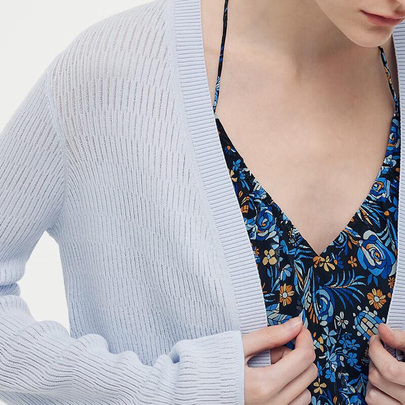 GOELIA V-Neck Knit Cardigan