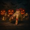 Halloween Self-Walking and Sounding Hands Activated with Spooky Music,Scary Realistic Zombie Crawling, Halloween Hands Horror Prop for Haunted Hous