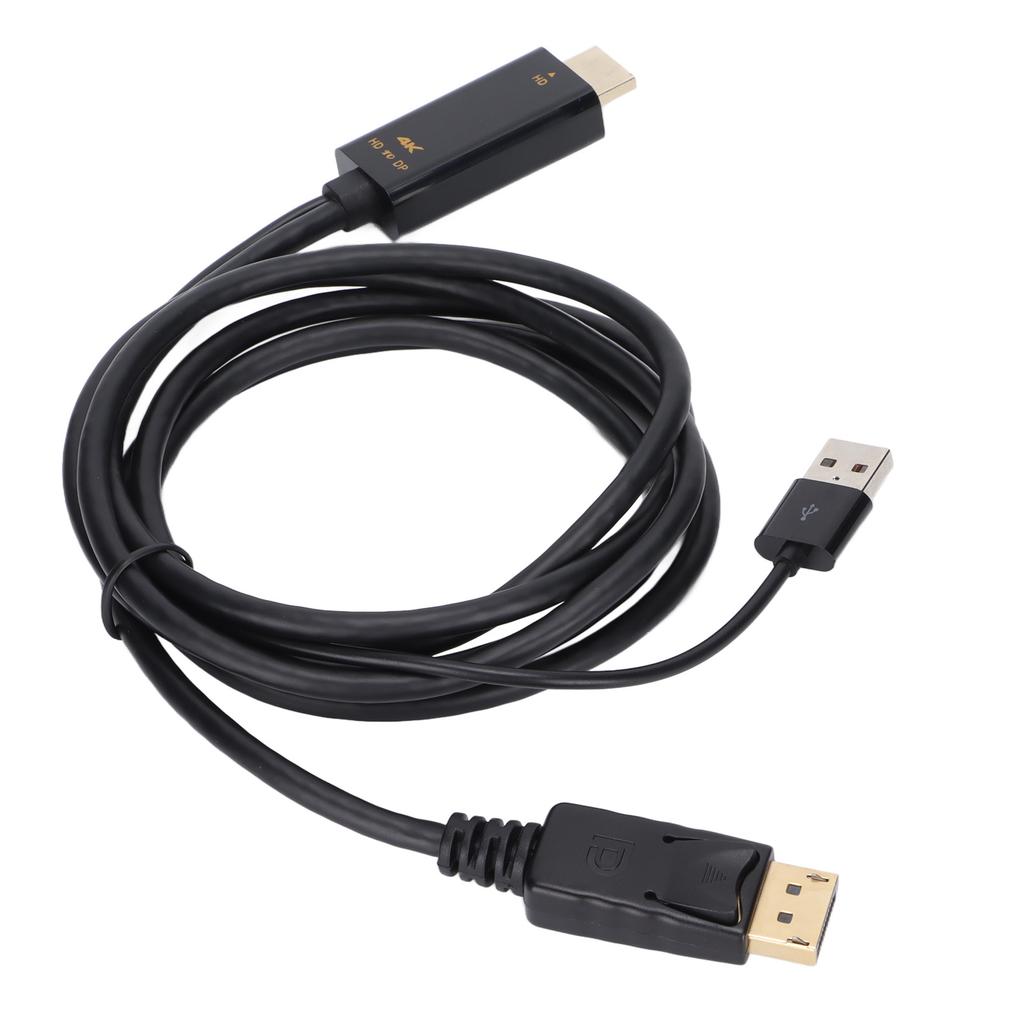 Cablu convertizor interfață multimedia HD la Displayport 4K cablu adaptor prelungitor masculin la femel pentru