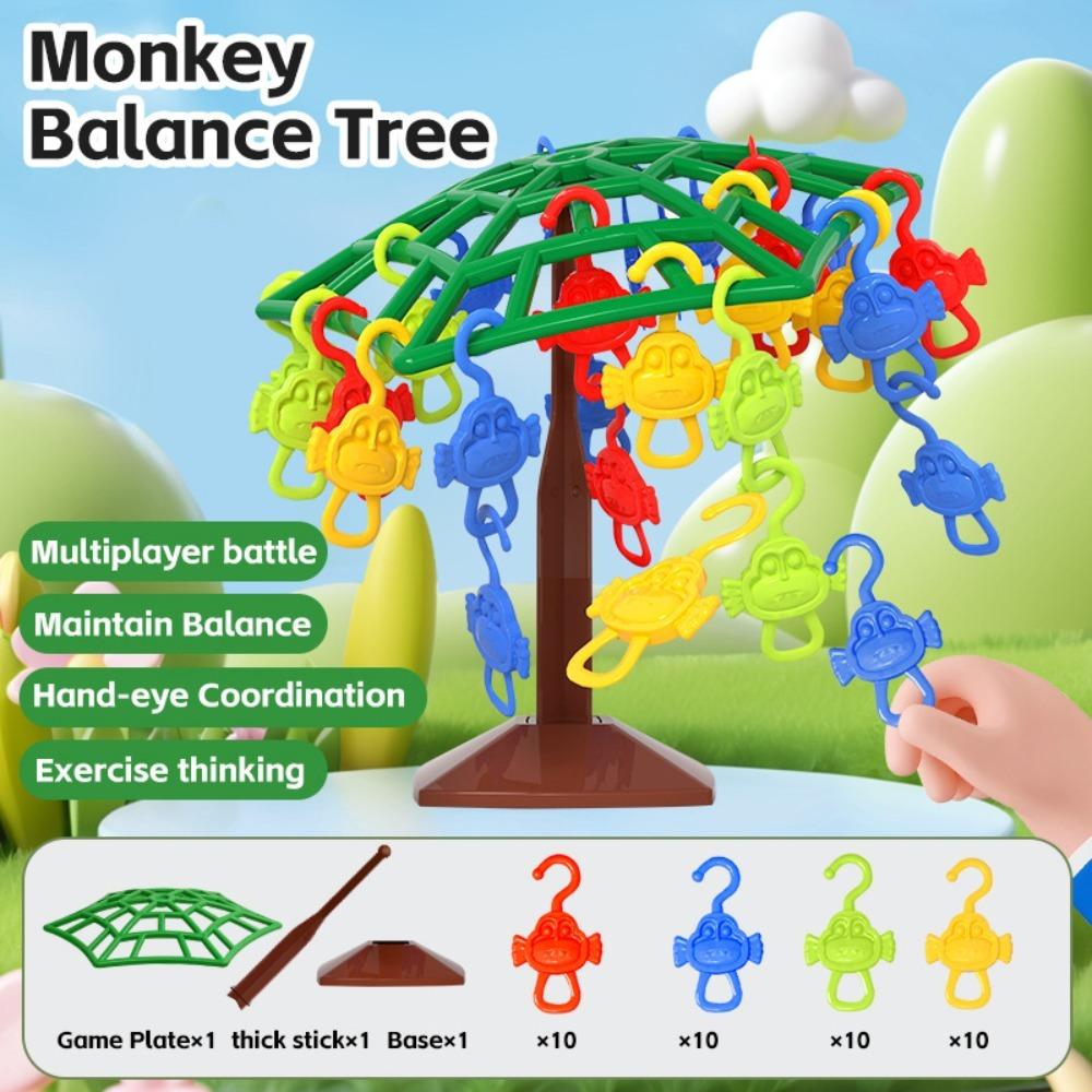 Hanging Monkey Kids Balance Toy Desktop Game Balance Game Toy Monkey Climbing Tree Toy  Kids