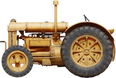 Miniart Traktor Utility Standardowy N Pomarańczowy 1939 Model Plastikowy Model MA38098 Diorama 1/35
