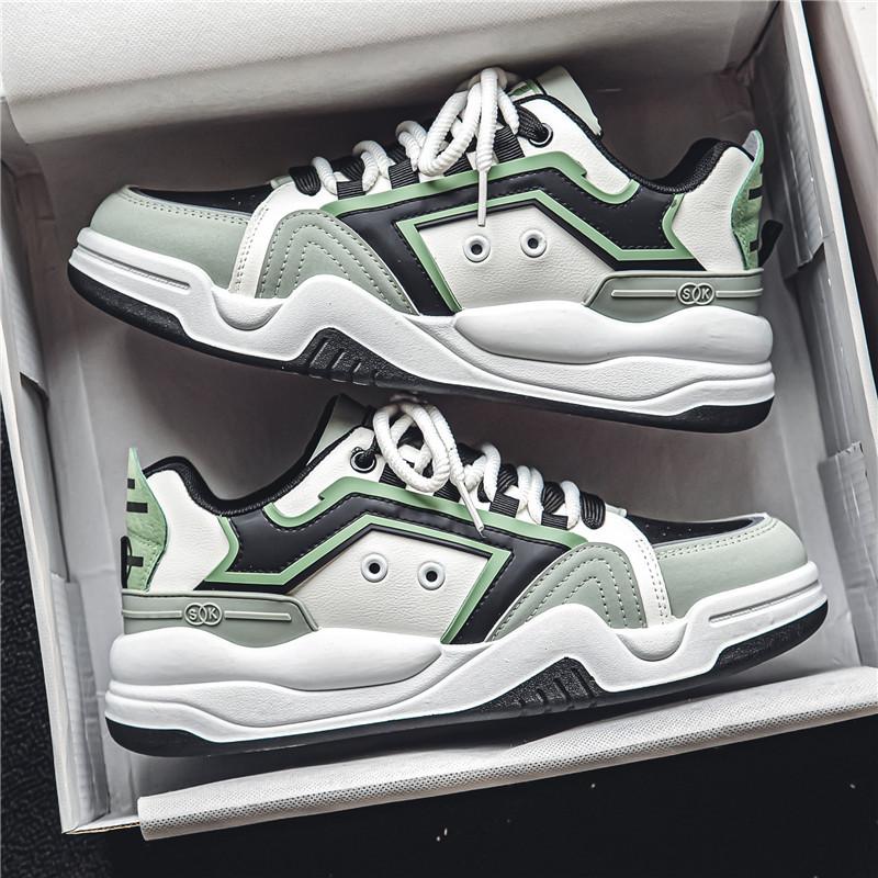 2024 Frühling und Herbst Neue Herrenschuhe Koreanische Ausgabe Trend Board Schuhe Herren Sneaker Studenten Freizeitschuhe Daddy Schuhe Herren