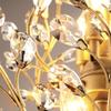 Candle  Crystal Chandelier Vintage Candle Led Pendant Light Room Decor Ceiling Hanging Light for Living Room