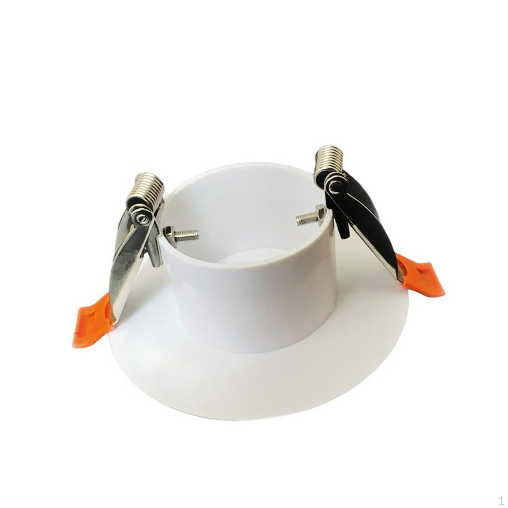 Ceiling Cover Plate Downlight Hole Trim ,Lightweight with Buckle Compact Decorative Panel for