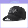 Design Washed Retro Letter Embroidery Neutral Baseball Cap For Outdoor Wear