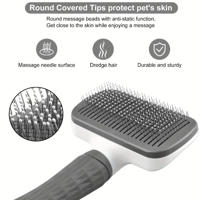 Self-cleaning Pet Hair Remove Comb Cat Slicker Brush Pet Hair Removal Comb For Dogs Cats Grooming Tools Combs Dogs Accessories