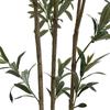 US SArtificial Olive Tree Faux Silk Plant 6FT Tall Artificial Olive Trees Indoor With Natural Wood Trunk Lifelike Fruit For Home