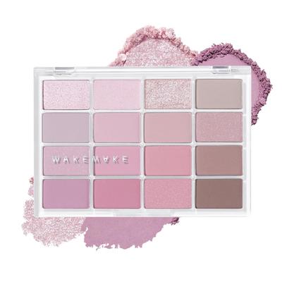 Wakemake Soft Blurring Eye Palette 04 Lavender 16 Korean Everyday Eyeshadow Natural Doubler, Colors, Matte, Glitter, Cosmetics, Palette, Color,