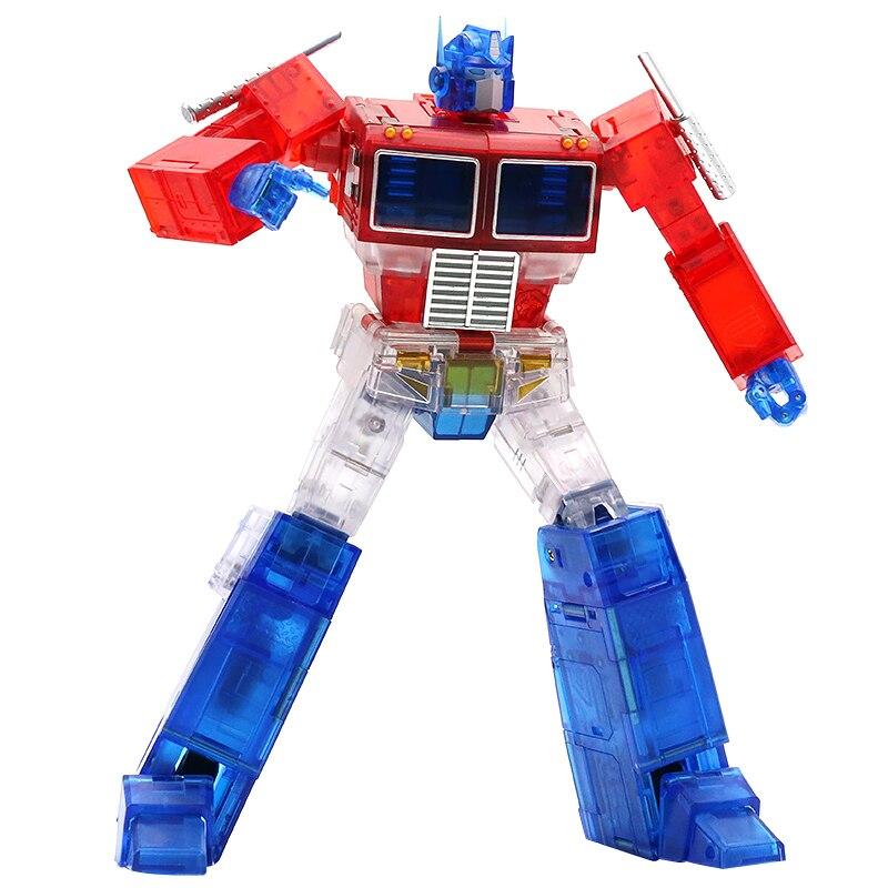 Transform Element  Translucent Transformation Action Figure Toy Op Commander Model Ko Ls13 Deformation Car Robot Figma