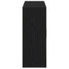 Sideboard in Black Oak Finish 91 x 29.5 x 75 cm Engineered Wood