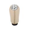 MT 5 Speed Leather/ABS Gear Shift Knob for Renault Megane II MK2 MK3 Scenic 2 Clio 3 III  GearShifter Pen HeadBall Accessories