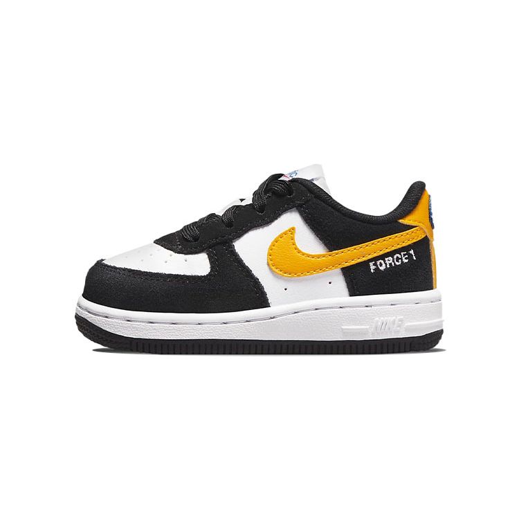 Nike Force 1 LV8 TD Black White Dark Sulfur Baby Sneakers DH9787-002 17