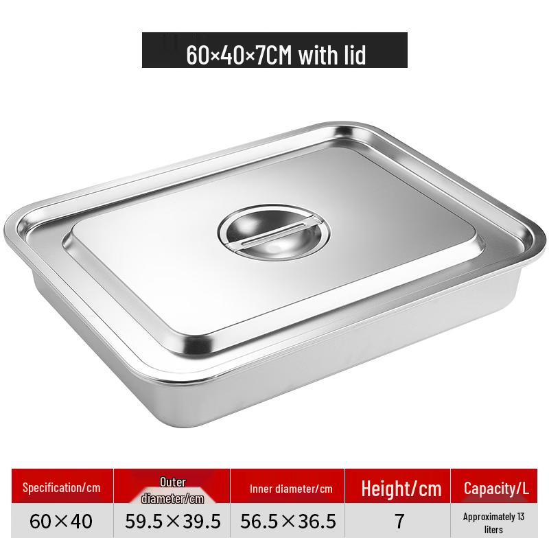 304 Stainless Steel Covered Buffet Food Pan