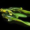 5pcs Simulated Giant Salamander Floating Lures Green Lizard Silicone Bait Swimbait Artificial Bait Fishing Accessories