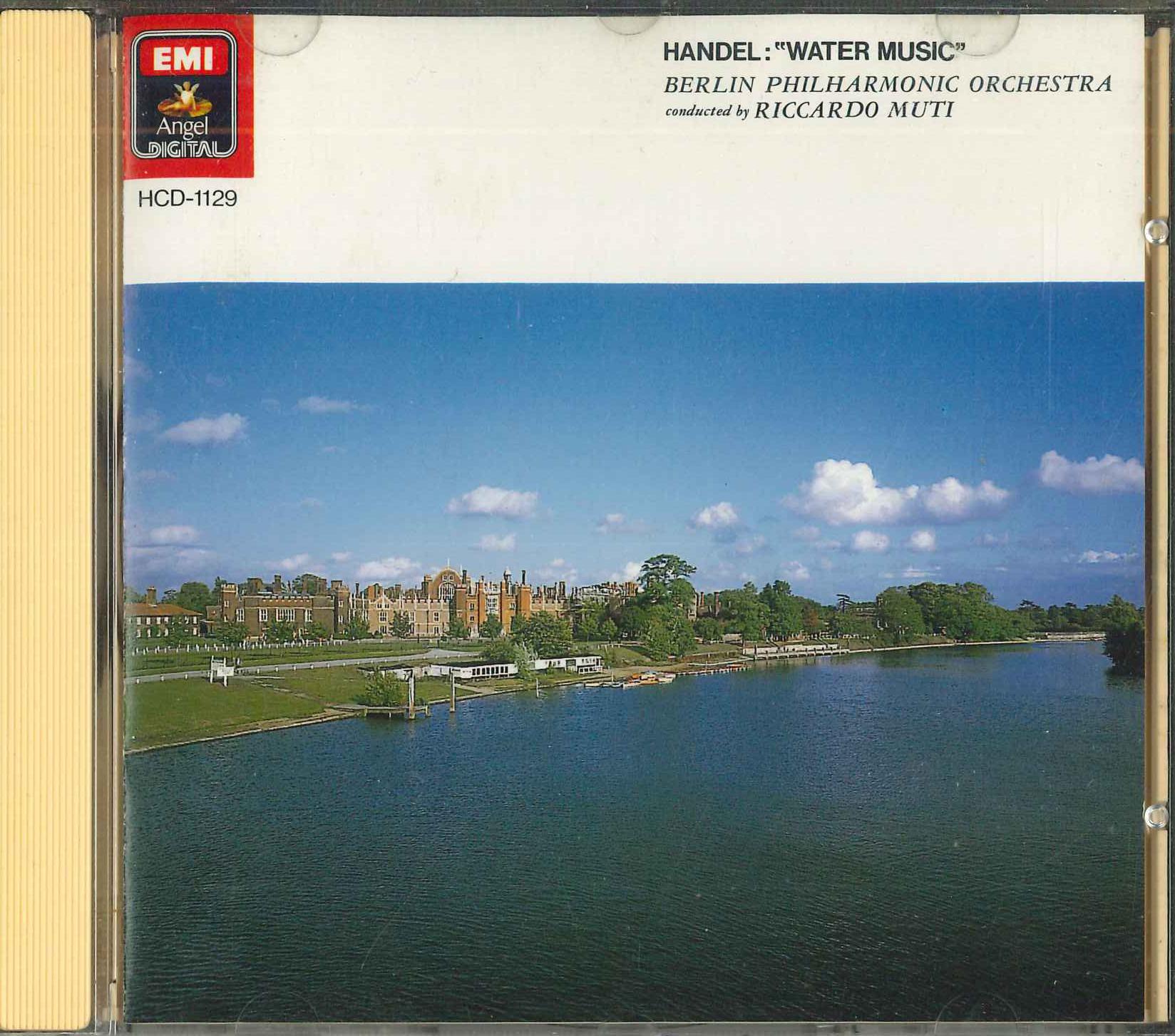 

CD RICCARDO MUTI - Handel Water Music HCD1129 EMI Japan Classical Used