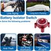 Battery Disconnect Switch 32V Battery Power Cut Isolator Kill Switch ON/Off Batteries Cut Off Switches for Cars Vehicles RVs and Boats 1 Pc