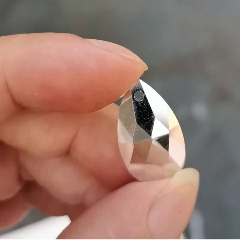 Wholesale lots Faceted Hole Crystal Glass rhinestones Teardrop loose beads jewelry Jewelry beads accessories 8X12/10X14m