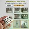 100Pcs WPC Wall Panel Clips Metal Clip For Wpc Wall And Ceiling Fluted Cladding Clip Only Indoor And Outdoor Various Sizes
