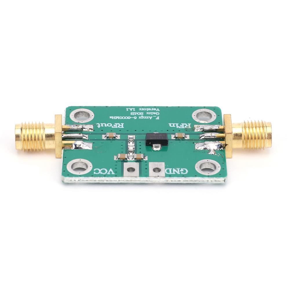 Ultra-wideband Radio Frequency Amplifier Module 5-6000MHz RF Wideband Amplifier Gain 20dB 85mA RF Signal Power Amplifier Board
