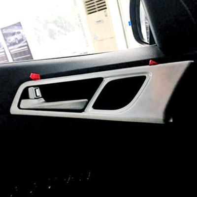 Pentru Hyundai Tucson Volan pe stânga 2015-2020 Rama Argintie Mată pentru Mânerul Interior al Ușii Ornament de Finisare Accesorii Decorative Interioare