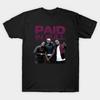 Herren Schwarzes T-Shirt mit Aufdruck Pif No-Cut Transferpapier Druck Baumwoll-T-Shirt