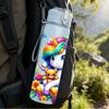 1PC Rainbow Unicorn Colorful Fantasy Print 750ml Color Plastic Sports Water Bottle Leakproof Flip Straw Lid Suitable for Sports Office Home Use