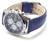 SEIKO Chronograph Watch with Genuine Leather Strap, Navy Blue, SND365P1-BL, Officially Distributed in Japan by Seiko [Parallel Import]