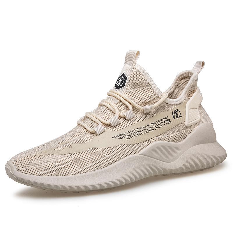 Men's shoes sneakers fly-woven shoes men's trendy shoes student running shoes sneakers