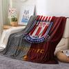 Stoke City Football Club Flanelldecke mit Aufdruck, Hohe Qualität, Bequem für alle Jahreszeiten, Heimdekoration, Wärme und Komfort