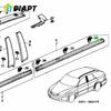 91527-SM4-003 Honda Accord/Odyssey/Pilot Door Molding Clip